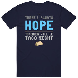 There's Always Hope - Navy/Black Retro Unisex Classic Tee T Shirt