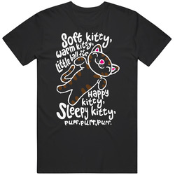 Soft Kitty,Warm Kitty - For BLACK T-SHIRT - Eggtee.com Retro Unisex Classic Tee T Shirt