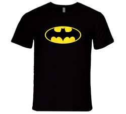 Batman Black Logo T Shirt 2XL 3XL 4XL 5XL Retro Unisex Classic Tee T Shirt