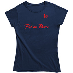 Port-au-prince  Tee Retro Unisex Classic Tee Ladies T Shirt