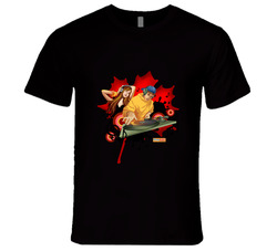 Maple Djs Black Retro Unisex Classic Tee T Shirt