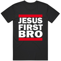 Jesus First Bro ! Retro Unisex Classic Tee T Shirt