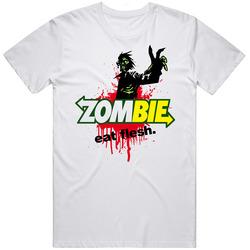 Zombie Eat Flesh Classic Vintage Unisex Classic T Shirt