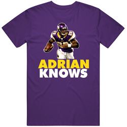 Adrian Peterson Knows Minnesota Running Back Football Vintage Unisex Classic T Shirt