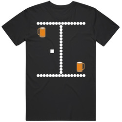 Funny Beer Pong Video Game Retro Vintage Unisex Classic T Shirt