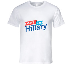 Gays For Hillary Vintage Unisex Classic T Shirt