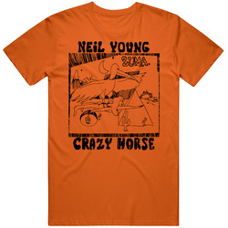 Neil Young Crazy Horse Zuma Orange Vintage Unisex Classic T Shirt