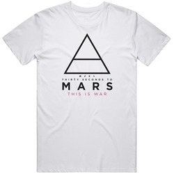 Thirty Seconds To Mars This Is War Black White Vintage Unisex Classic T Shirt