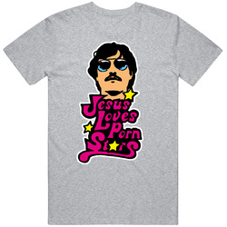 Jesus Loves Porn Stars Funny Vintage Unisex Classic T Shirt