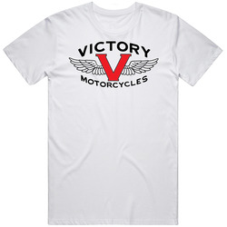 T-Shirt Victory Motor USA Motorcycle Muscle White Tee Size S To 6XL Vintage Unisex Classic T Shirt
