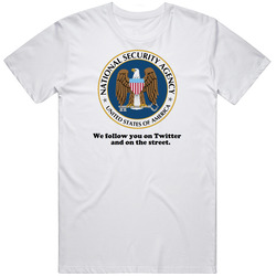 Creepy Nsa Twitter Tweet Vintage Unisex Classic T Shirt