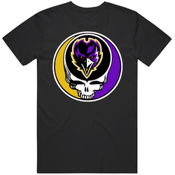Steal Your Face Ravens Football Dead Baltimore Skull Gratefull Vintage Unisex Classic T Shirt