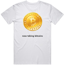 Now Taking Bitcoins - Vintage Unisex Classic T Shirt