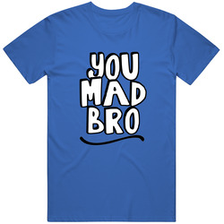 You Mad Bro Popular Royal Blue Vintage Unisex Classic T Shirt