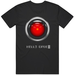 New Hello Dave Space Odyssey Black Vintage Unisex Classic T Shirt