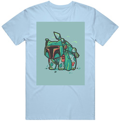 Boba Fett/bulbasaur Pokemon Vintage Unisex Classic T Shirt