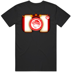 New Olympiakos Gate 7 Hellas Black Vintage Unisex Classic T Shirt