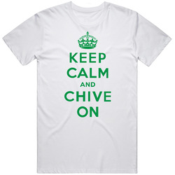 T-Shirt The Chive Keep Calm and Chive On Bill Murray KCCO Vintage White Tee S To 6XL Vintage Unisex Classic T Shirt