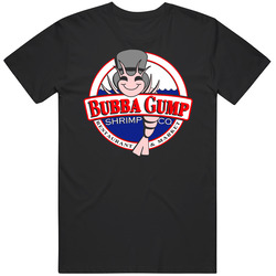 T-Shirt Bubba Gump Shrimp Co Tom Hanks Embroidered Run Forrest Tee Size S To 6XL Vintage Unisex Classic T Shirt