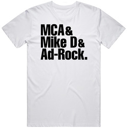 New Beastie Boys Mca Mike D Ad-rock Music White Vintage Unisex Classic T Shirt