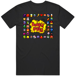 Bubble Bobble Characters Video Game Vintage Unisex Classic T Shirt Bubble Bobble Characters Video Game Vintage Unisex Classic T Shirt