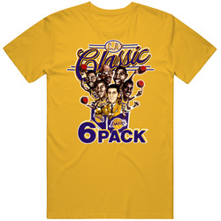 Los Angeles Basketball Team Caricature Vintage Unisex Classic T Shirt