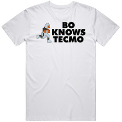 Bo Jackson Bo Knows Tecmo Bowl Vintage Unisex Classic T Shirt