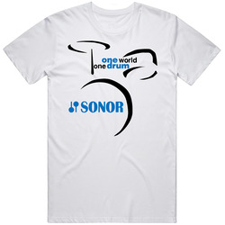 New Tee T-Shirt Sonor Drum System Maple Snare Drumset Music White Size S-5XL Vintage Unisex Classic T Shirt