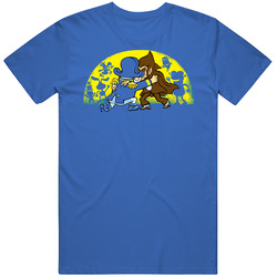 Captain Crunch And Count Chocula Sugar Cereal Fight Vintage Unisex Classic T Shirt