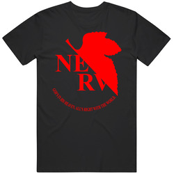 T-Shirt Nerv Genesis Evangelion Anime God's In His Heaven Tee Vintage Unisex Classic T Shirt