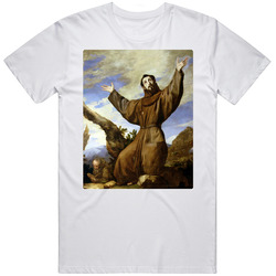 St Francis Of Assisi Vintage Unisex Classic T Shirt