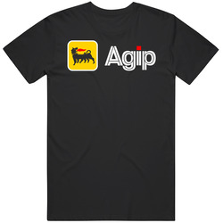 T-Shirt Agip Eni Oil Italian Car Motor Synthetic Automotive Tee Vintage Unisex Classic T Shirt