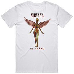 T-Shirt Nirvana In Utero Grunge Rock Music Band Tee Vintage Unisex Classic T Shirt