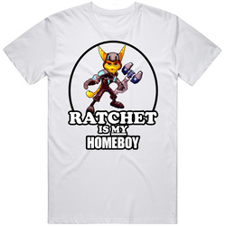 Ratchet Is My Homeboy Clank Video Game Vintage Unisex Classic T Shirt Ratchet Is My Homeboy Clank Video Game Vintage Unisex Classic T Shirt