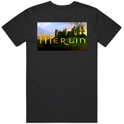 Merlin Tv Show British Fantasy Myth Magic Vintage Unisex Classic T Shirt