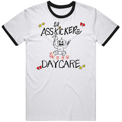 Lil Asskicker Black Ringer Vintage Unisex Classic T Shirt