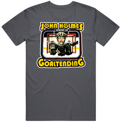 John Holmes School Of Goaltending Porn Hockey Funny Vintage Unisex Classic T Shirt