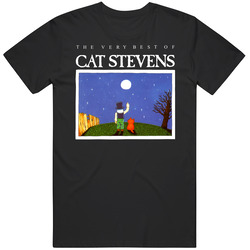 T-Shirt The Very Best Of Cat Stevens Singer Songwriter Music Tee Vintage Unisex Classic T Shirt