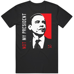 Not My President Obama Political Vintage Unisex Classic T Shirt
