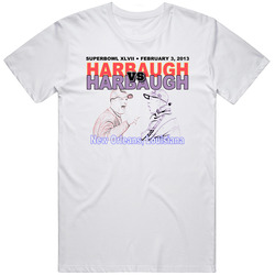 Harbaugh Vs Harbaugh 49ers Ravens Superbowl White Vintage Unisex Classic T Shirt