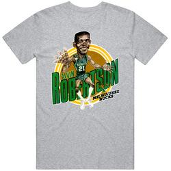Alvin Robertson Retro Basketball Caricature Vintage Unisex Classic T Shirt