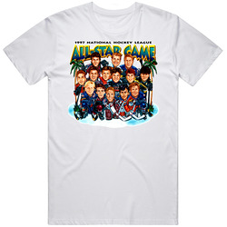 Nhl All Star Game Florida Caricature Vintage Vintage Unisex Classic T Shirt