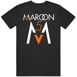T-Shirt Maroon 5 American Pop Rock Band One More Night Womens Tee Vintage Unisex Classic T Shirt