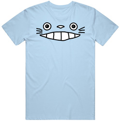 Anime Cat Face My Neighbor Totoro Vintage Unisex Classic T Shirt