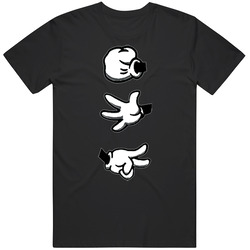 Rock,paper,scissors,mickey Mouse Hands Vintage Unisex Classic T Shirt