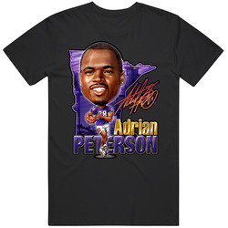 Adrian Peterson Caricature Vintage Unisex Classic T Shirt