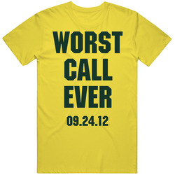 Worst Call Ever Green Bay Seattle Ref Football Cheesehead Vintage Unisex Classic T Shirt
