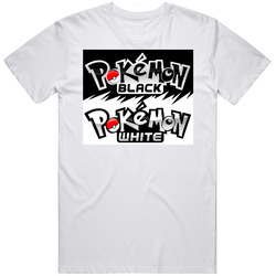 Pokemon White Black Anime Vintage Unisex Classic T Shirt