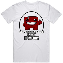 Super Meat Boy Is My Homeboy Video Game Vintage Unisex Classic T Shirt Super Meat Boy Is My Homeboy Video Game Vintage Unisex Classic T Shirt