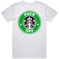 Funny Food Starbucks Style F Off Vintage Unisex Classic T Shirt